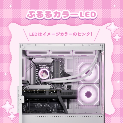 【GALLERIA】REJECT所属の人気ストリーマー天鬼ぷるるコラボモデル発売　描きおろしイラストのスペシャルケース　オリジナル壁紙とシステムボイス付き