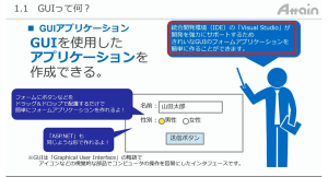 eラーニング「誰でもわかる C#（GUIアプリ）」講座を動学.tvに公開