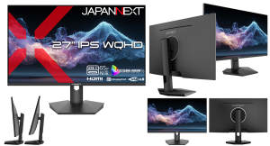 JAPANNEXTが27インチ IPSパネル搭載 USB-C(最大65W)給電に対応したWQHD液晶モニターを29,980円で8月20日(木)に発売