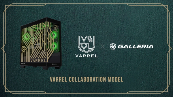 【GALLERIA】eスポーツチーム『VARREL』とのコラボモデル発表　ユニフォームをイメージしたピラーレスケース　TGS2026で展示開始