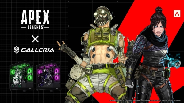 【GALLERIA】「Apex Legends」コラボモデル 戦場へ降臨 「オクタン」「レイス」を纏うピラーレスケースで発売 TGS 2026で発表&展示開始