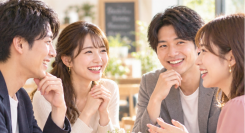 平塚で新しいタイプの婚活イベント「おしゃべり婚活」を10月4日に開催 2対2のテーブルトークで、参加者全員とゆっくり話せる90分