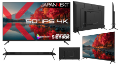 JAPANNEXTが50インチ IPSパネル搭載 USBメモリ再生対応の大型4K液晶モニターをAmazon限定 54,980円で10月8日(木)に発売